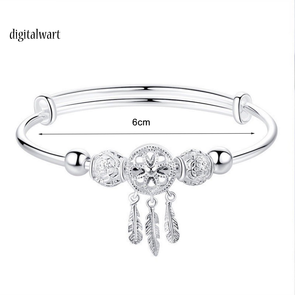 Kỹ Thuật Số| Vòng Đeo Tay Hình Tròn Phối Lông Vũ Nhiều Màu Sắc Tùy Chỉnh Thời Trang Cho Nữ