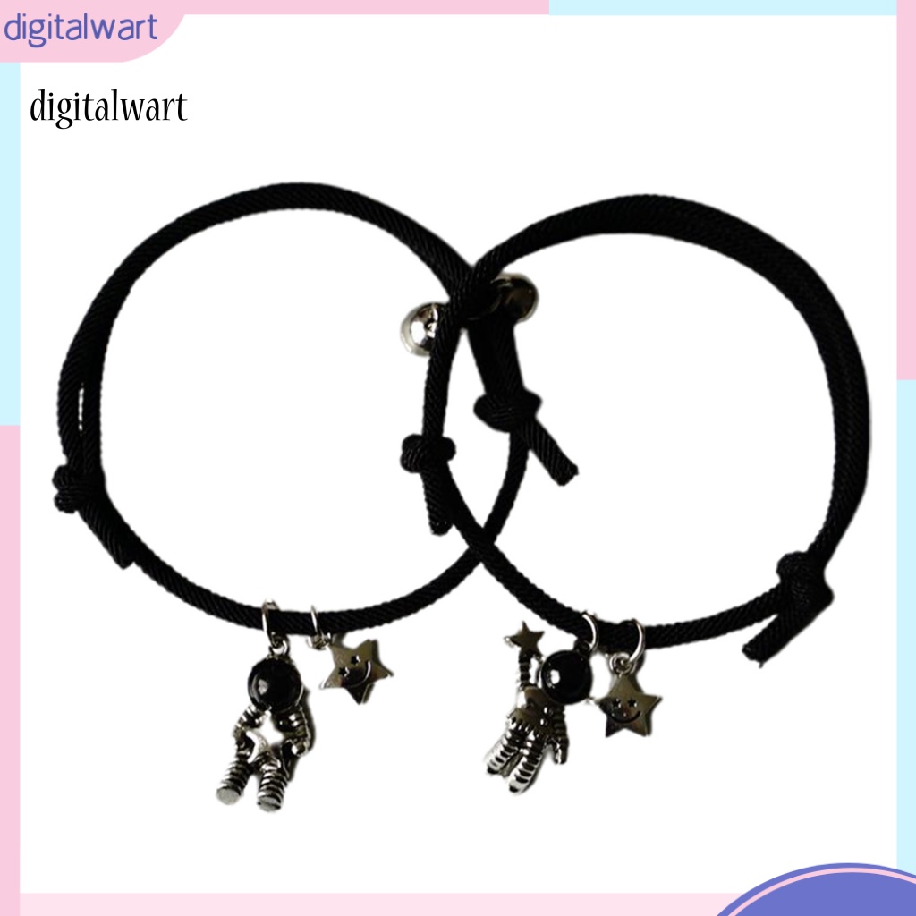 Kỹ Thuật Số| 1 Cặp Vòng Tay Nam Châm Mặt Hình Phi Hành Gia Hoạt Hình Siêu Bền Cho Cặp Đôi