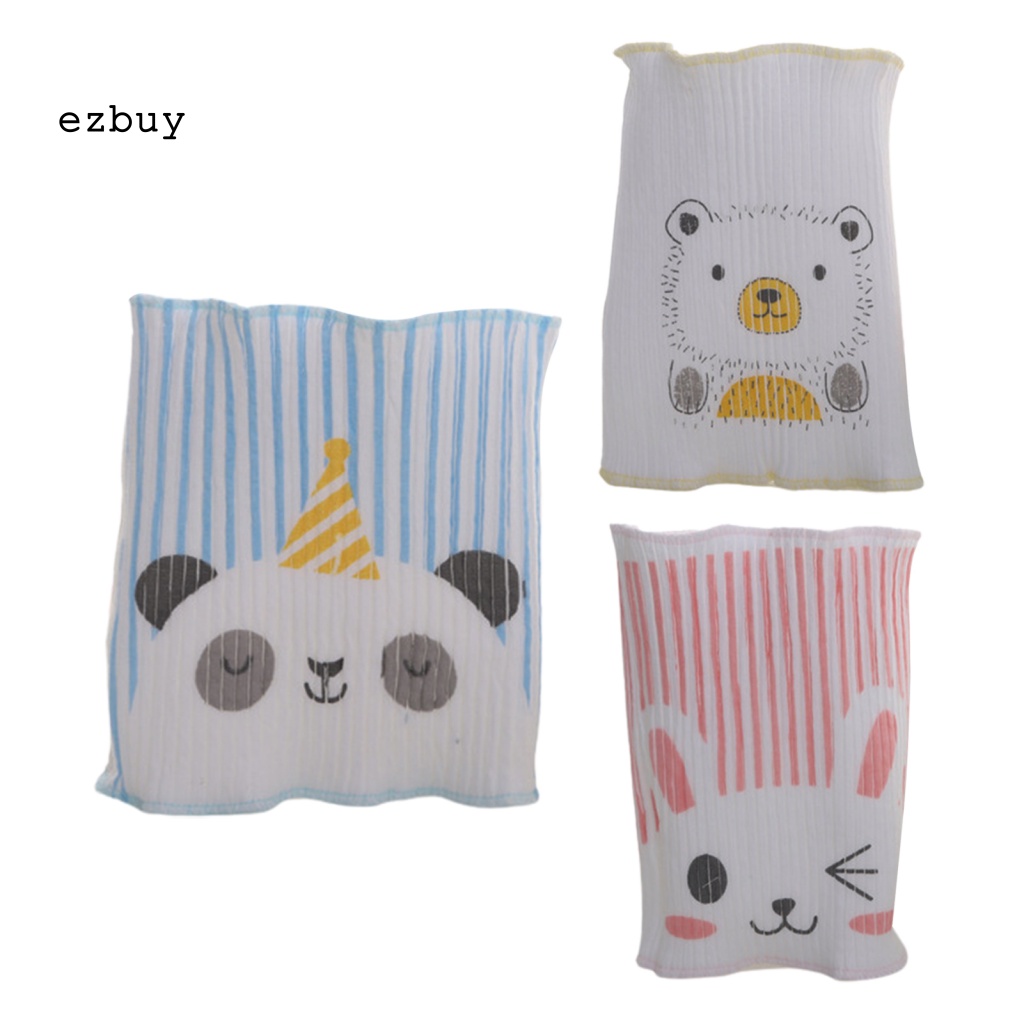 Khăn Quấn Bụng Dày Dặn Thoáng Khí In Họa Tiết Hoạt Hình Dễ Thương Cho Bé