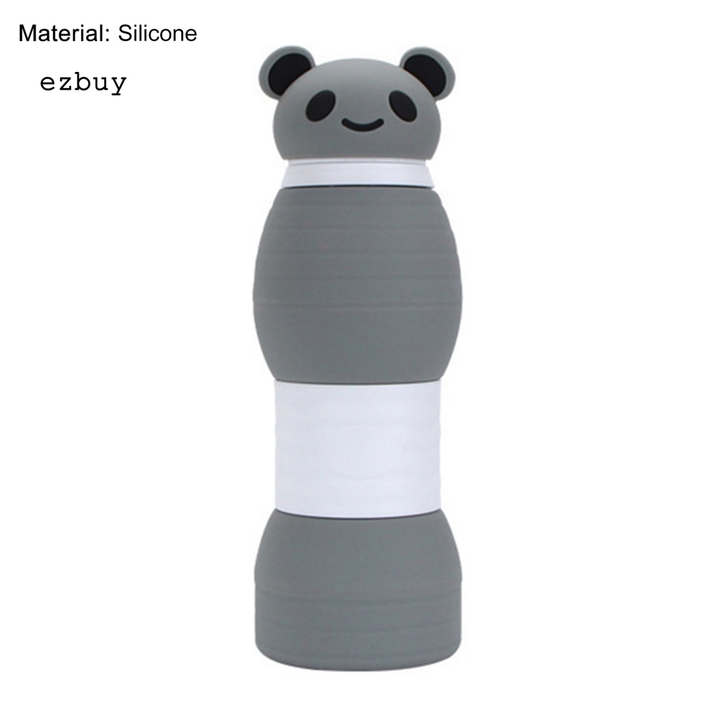 Bình Nước Silicone 600ml Không BPA Gấp Gọn Tiện Dụng