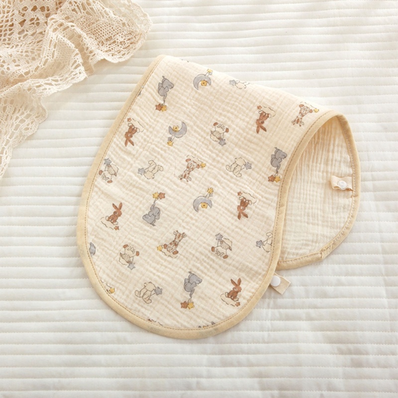 Yếm Ăn Cotton Mềm Mại Thấm Hút Tốt Cho Bé