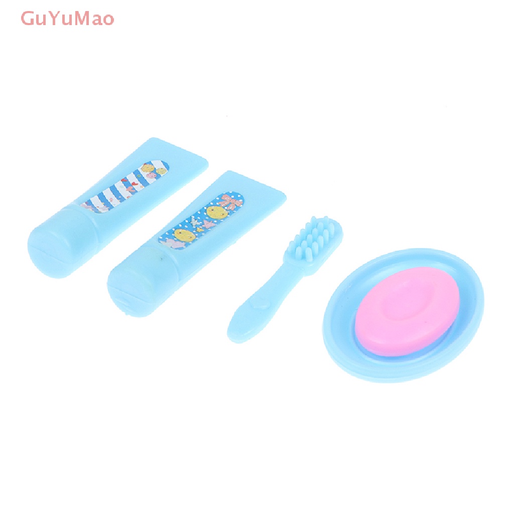 Bàn Chải Và Kem Đánh Răng Mini Tỉ Lệ 1 / 6 1 / 12 Cho Nhà Búp Bê