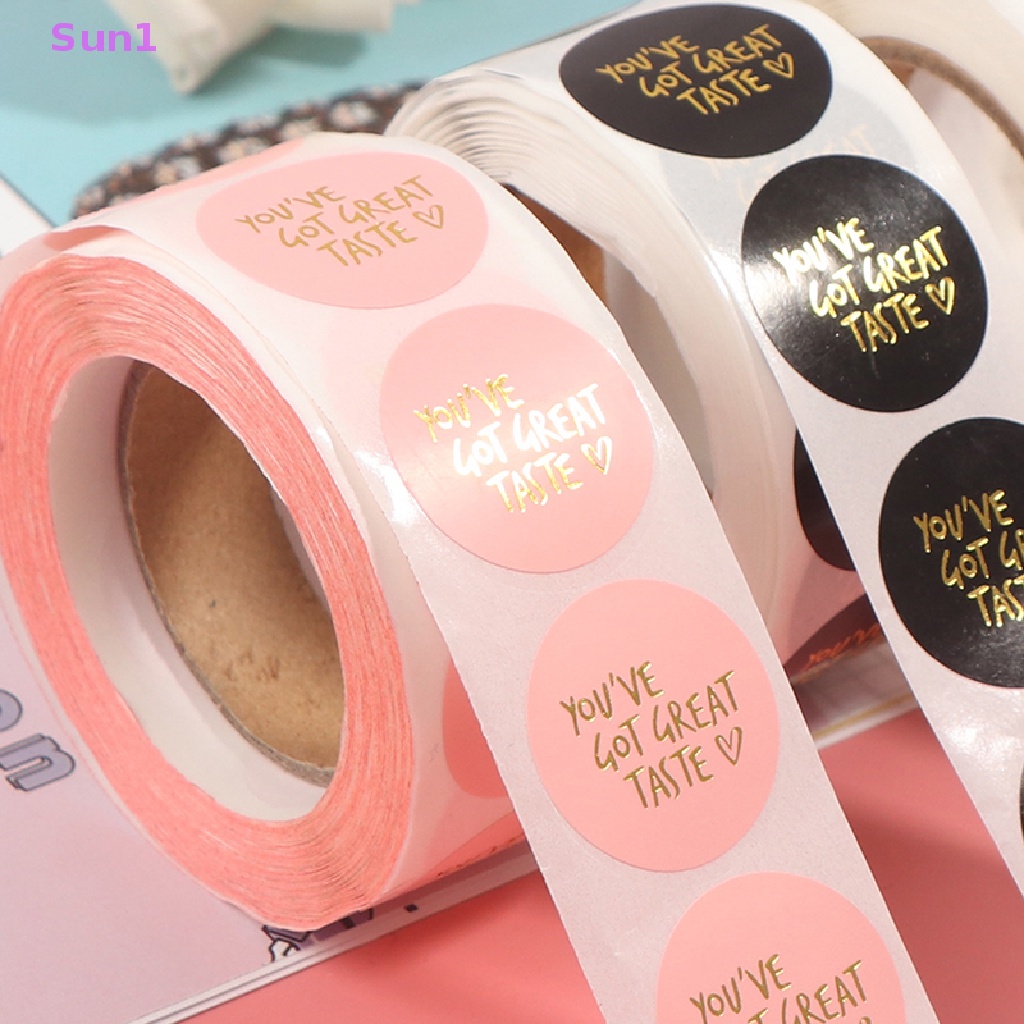 Sun1 > 500 Miếng Dán Họa Tiết Thank You Dễ Thương Trang Trí Sổ Tay / Quà Tặng