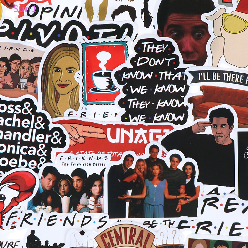 Sun1 > 50 Đề Can Dán Trang Trí Sổ Tay DIY Hình Những Người Bạn