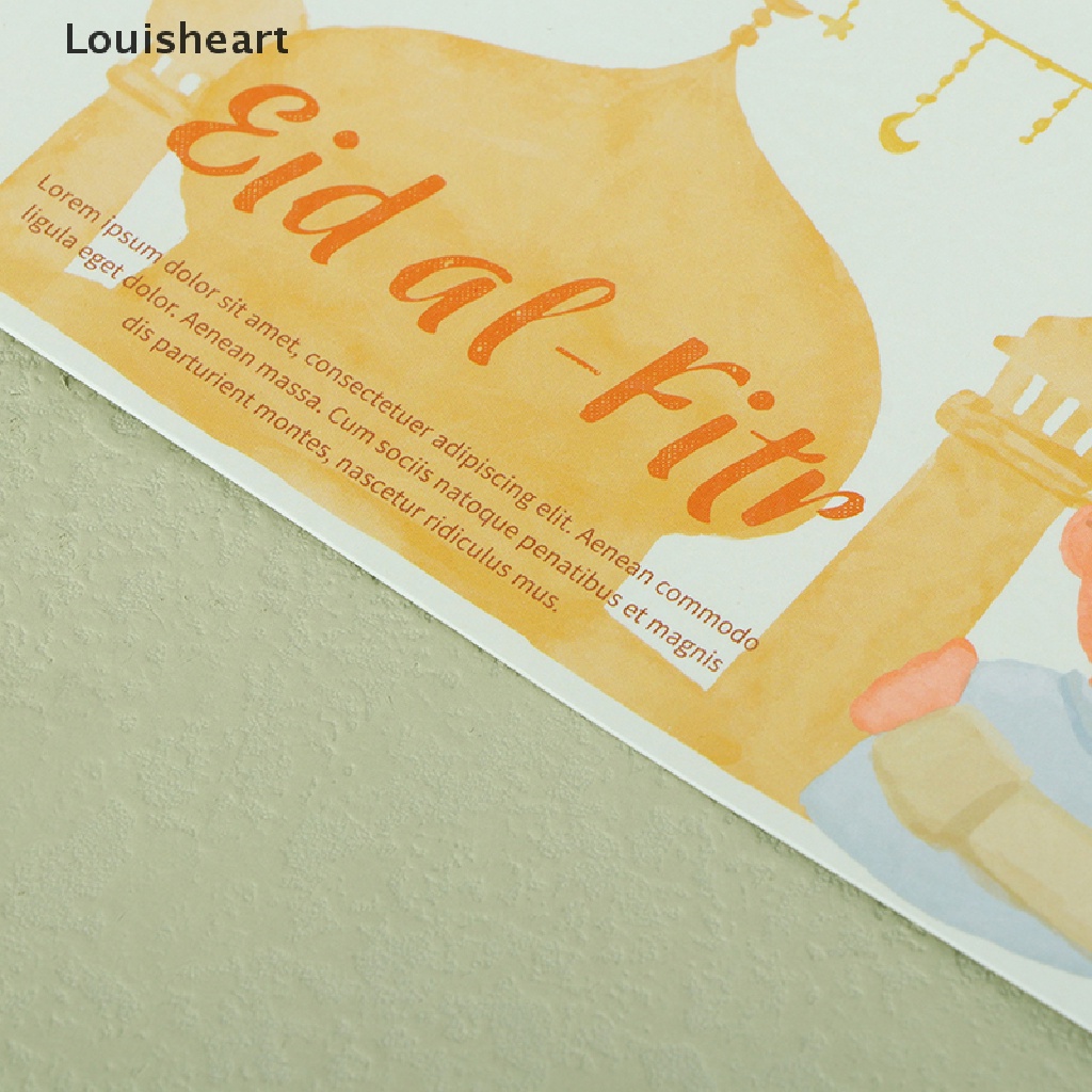 Bộ 6 Phong Bì Giấy Đựng Tiền Họa Tiết Eid Mubarak