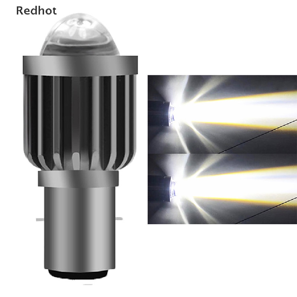 Bóng Đèn Pha LED H4 H6 BA20D Ánh Sáng Trắng / Vàng Chuyên Dụng Cho Xe Mô Tô