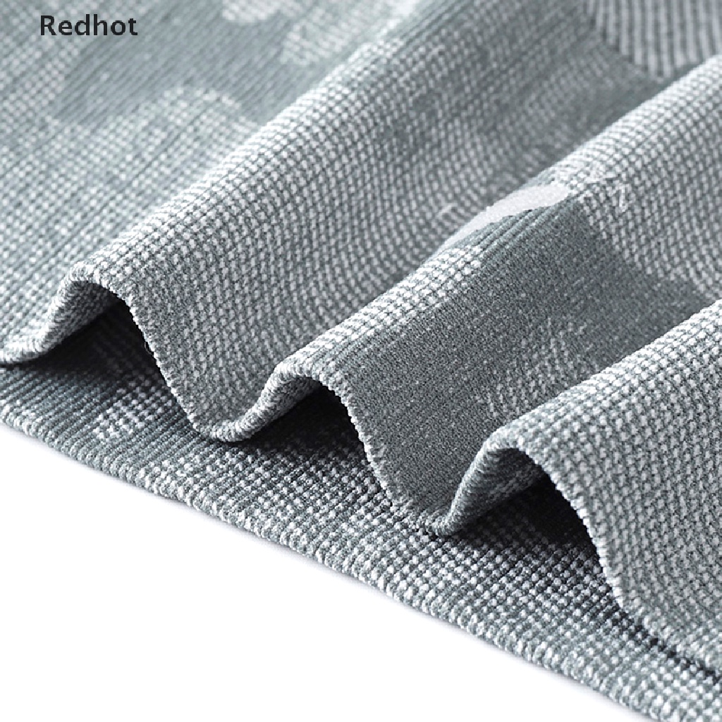 &lt; Redhot &gt; Quần Short Tập Yoga Lưng Cao Không Đường May Họa Tiết Rằn Ri