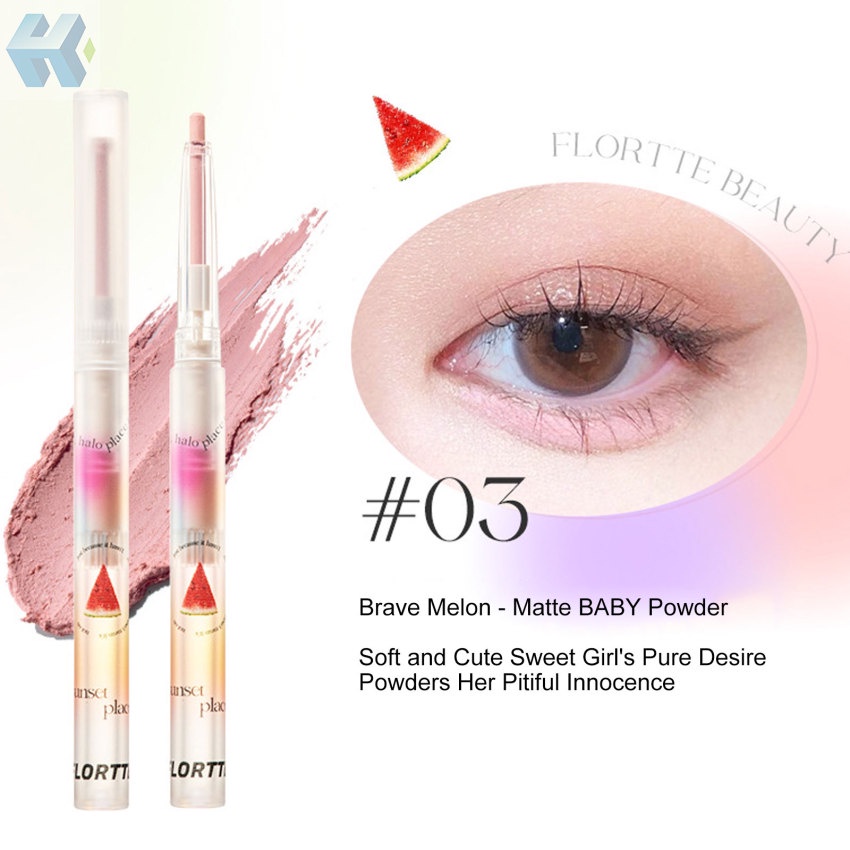 Bút Kẻ Mắt Nước Nhanh Khô Lâu Trôi Chống Thấm Nước Thương Hiệu Flortte I Love Myself