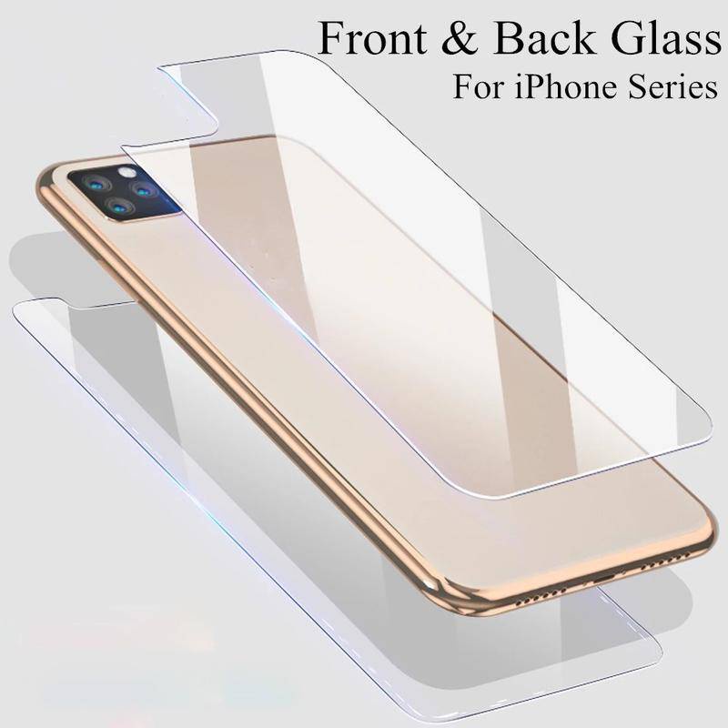 Kính Cường Lực Trước Và Sau Chuyên Dụng Cho iPhone 11 Pro XS MAX X XR 7 8 Plus 5 5S SE 2020 2022 2016