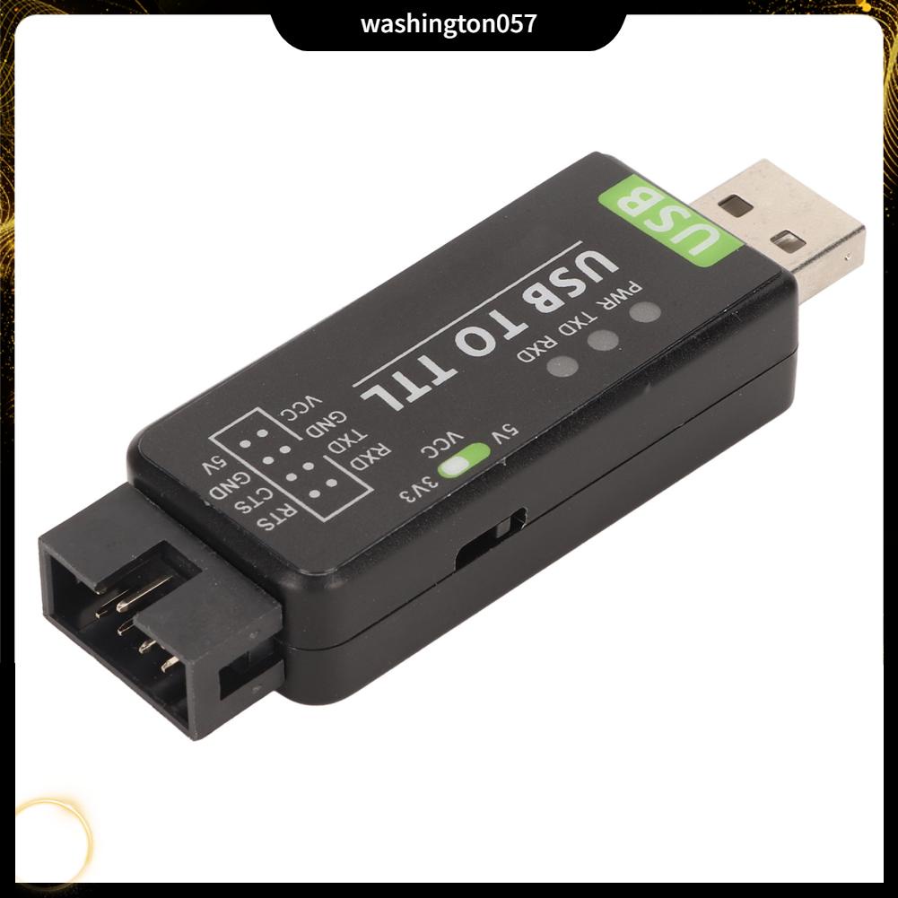 Washington057 Bộ Chuyển Đổi USB Sang TTL Chip FT232RL Nhiều Mạch Bảo Vệ Công Nghiệp Cho Hệ Thống Màu Đen