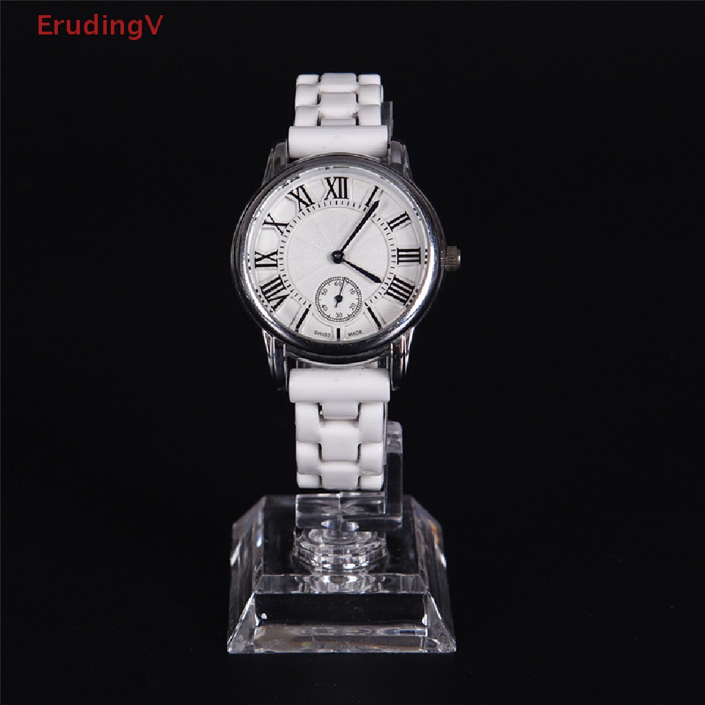 Bộ 2 Giá Đỡ Trưng Bày Trang Sức / Đồng Hồ Bằng Acrylic Trong Suốt Có Thể Tháo Rời