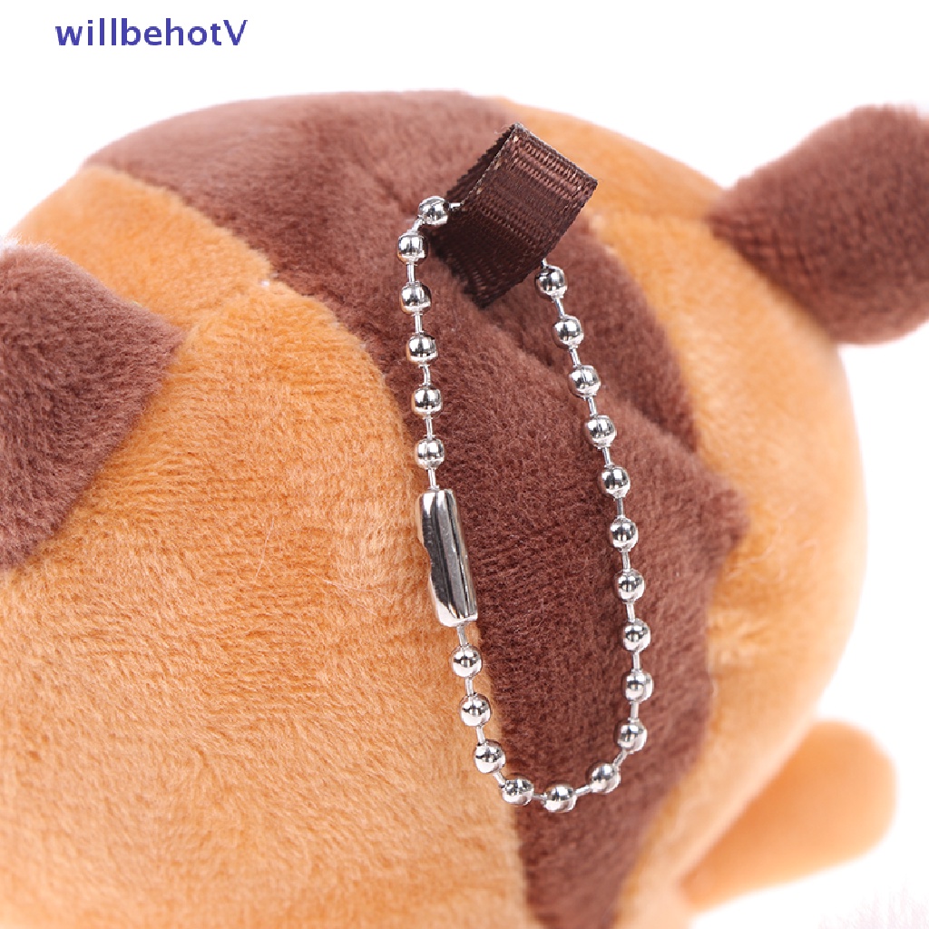 [WillbehotV] Móc Khóa Hình Chú Sóc Nhồi Bông Mini Trang Trí Đuôi Ngoại Cỡ [Mới]