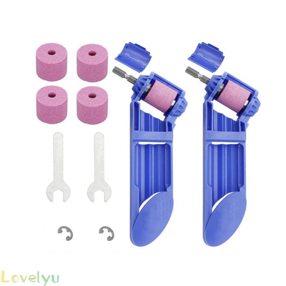 ⭐2023 ⭐2*Drill Bit Sharpener  Blue  For 2.0-12.5mm Drill Bit Electric Manual Pneumatic