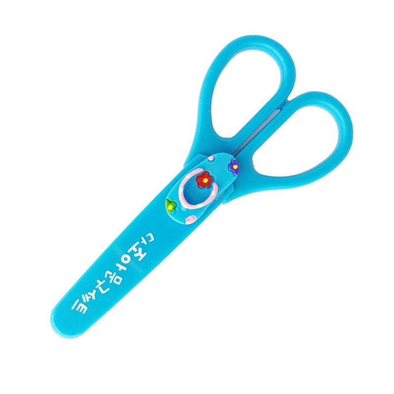 Kéo Học Sinh Có Nắp - Oule OL-921 - Màu Xanh