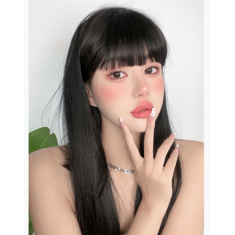 Kẹp Tóc Mái Giả Vô Hình Không Đường May Thời Trang Cho Nữ