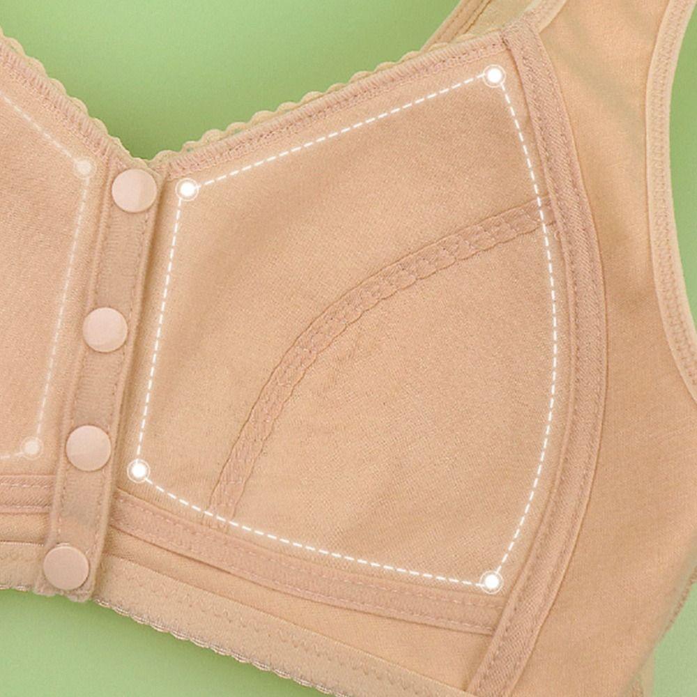 Áo Ngực Cúp Ngực Vải Cotton Thoải Mái Toàn Diện