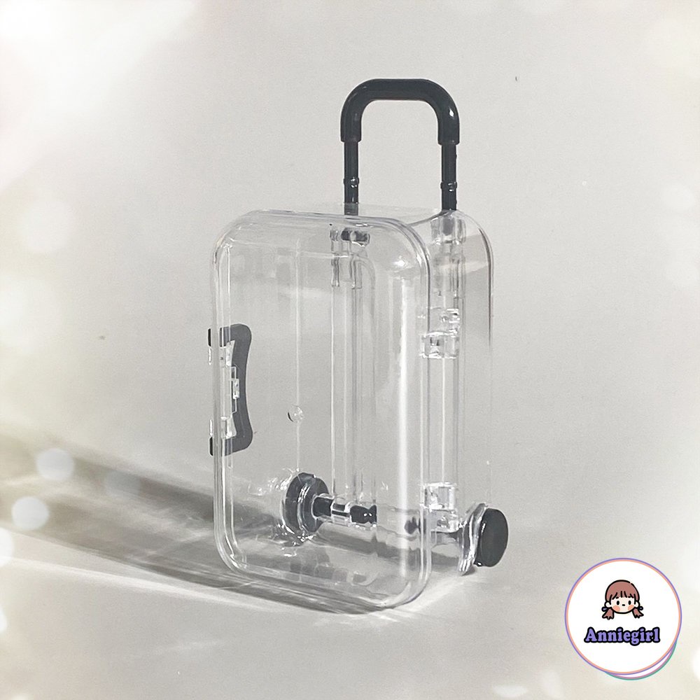 Hộp Đựng Trang Sức / Vali Mini Trong Suốt Tiện Dụng