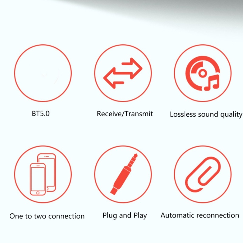 Thiết Bị Truyền Nhận Tín Hiệu Bluetooth 5.2 Không Dây Giắc Cắm 3.5mm Chuyên Dụng Cho TV / PC