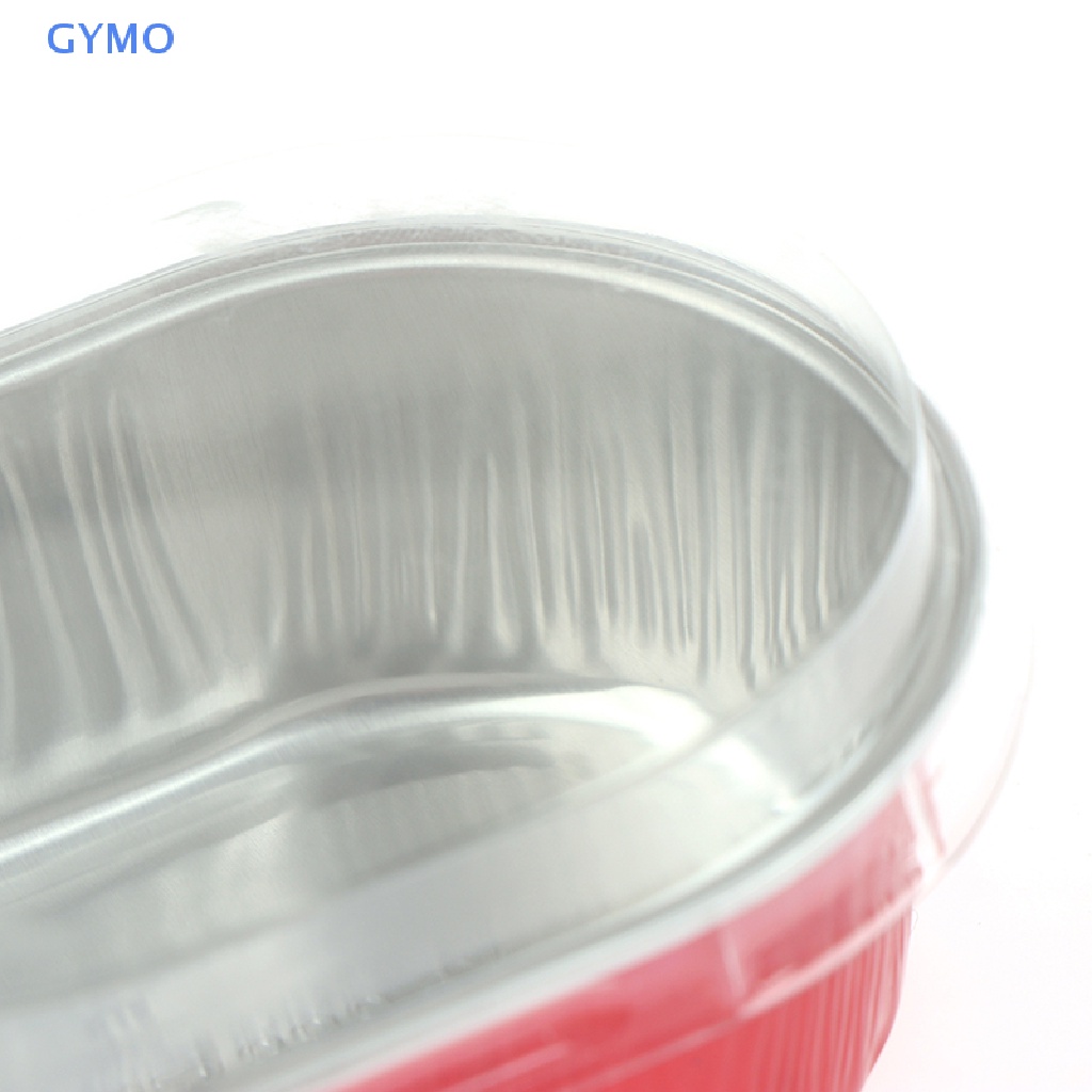 [cxGYMO] Set 10 Cốc Lá Nhôm Làm Bánh Cupcake HDY Chịu Nhiệt Có Nắp Đậy