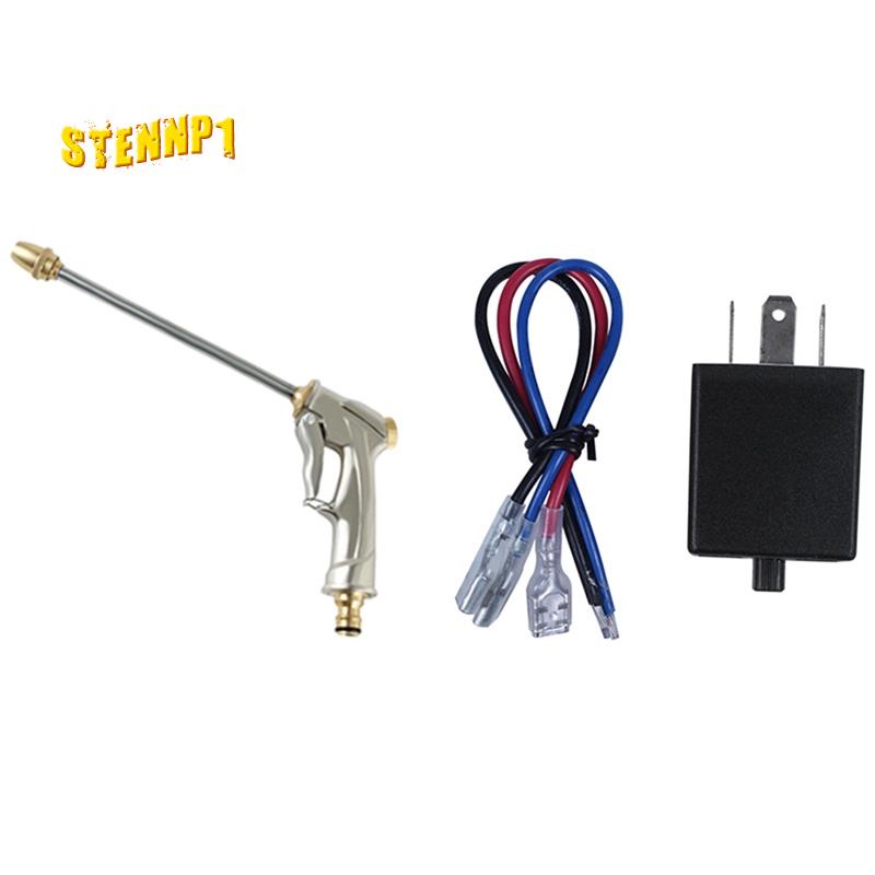 Vòi Xịt Nước Áp Suất Cao Kèm Rơ Le 3 Chấu Có Thể Điều Chỉnh Cho Xe Hơi