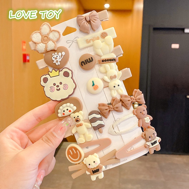 Set Kẹp Tóc Mái Dễ Thương Cho Bé Gái