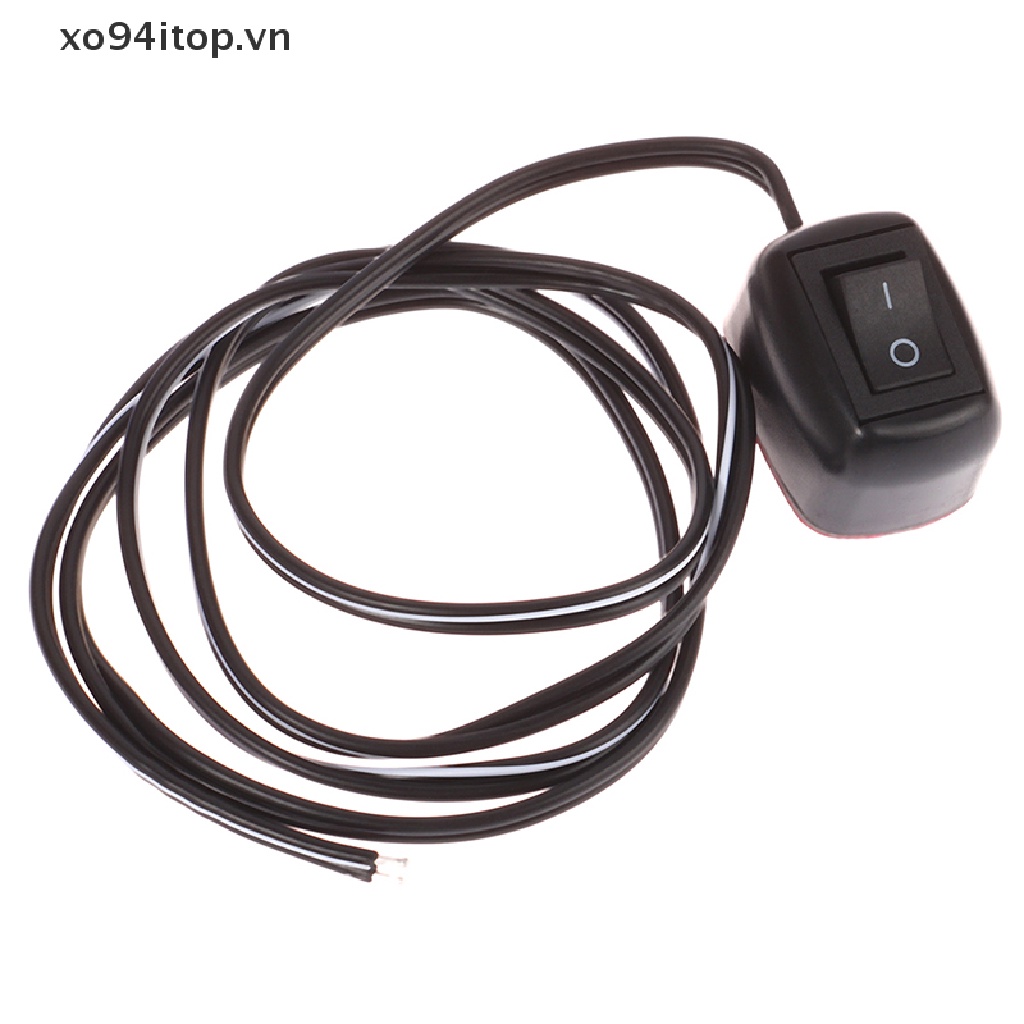 Công Tắc Gạt Chuyển Đổi DC 12V Kèm Dây Cáp 60cm Chuyên Dụng Cho Xe Hơi