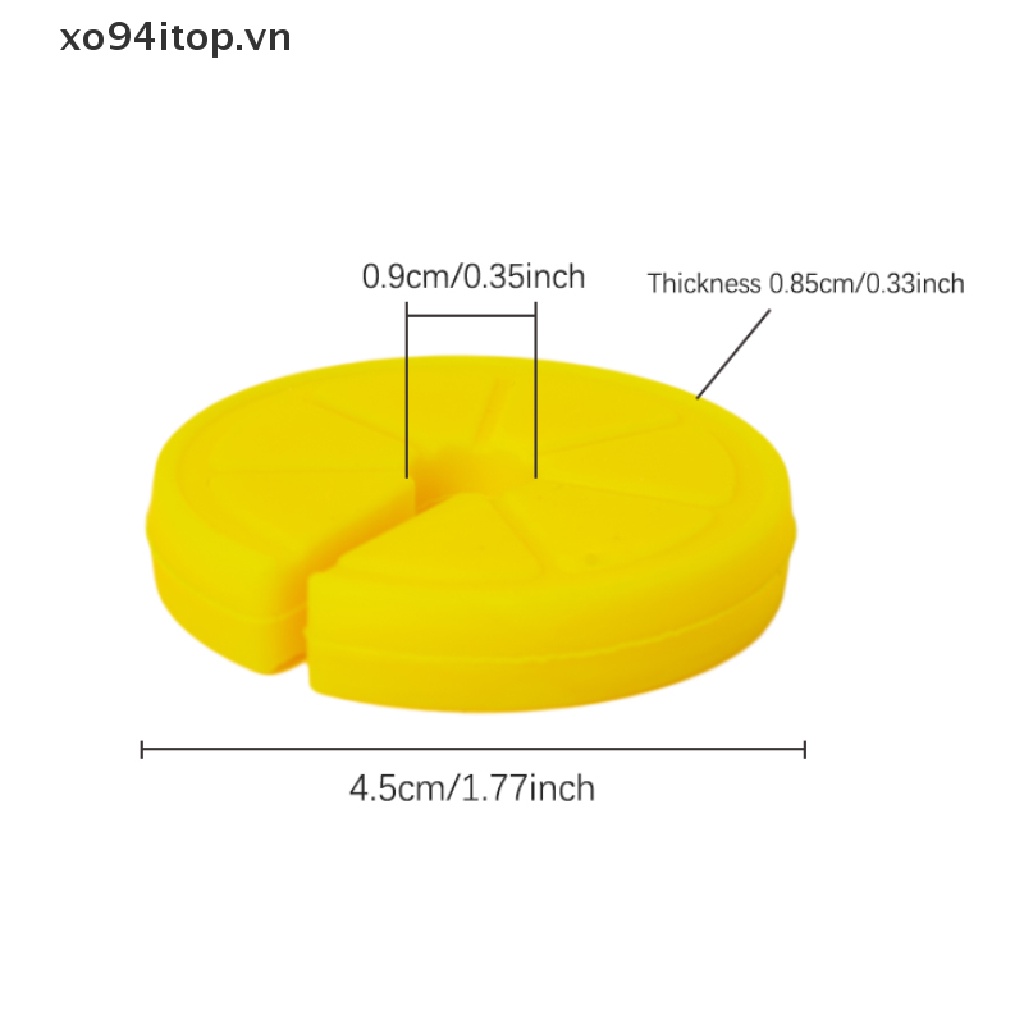 Kẹp Nhấc Nắp Nồi Chống Tràn Hình Quả Chanh Bằng Silicon Cấp Thực Phẩm