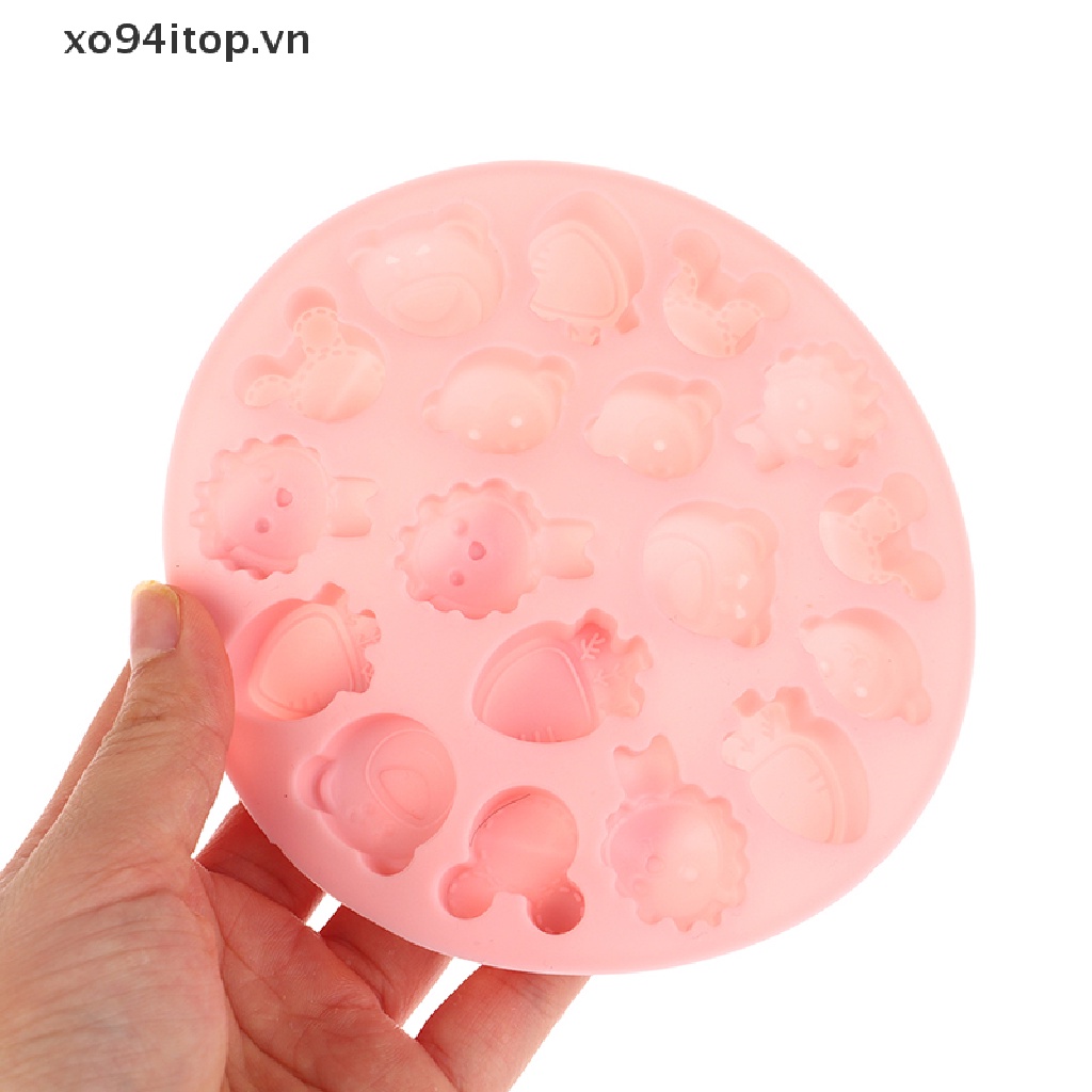 Khuôn Làm Bánh Donut Trái Cây Bằng Silicon Tiện Dụng Cho Nhà Bếp