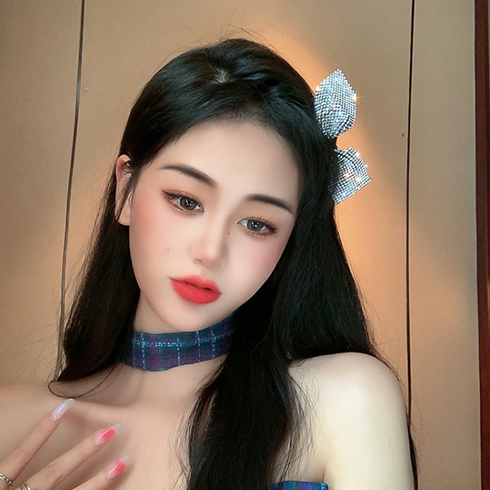 Kẹp Tóc Nơ Thắt Nút Bên Hông Thiết Kế Đơn Giản Nhẹ Nhàng Hợp Thời Trang Cho Nữ