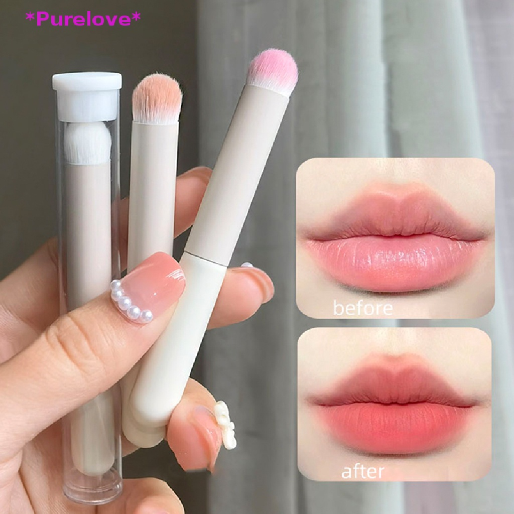 Cọ Trang Điểm Môi Đầu Tròn Mini Không Nhòe Tiện Dụng Mới