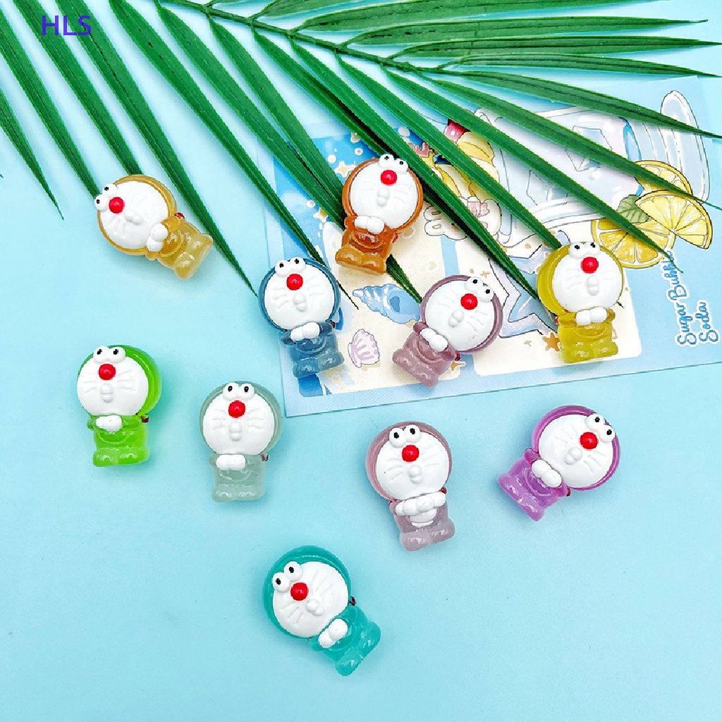 1 Đồ trang trí Nhân Vật Hoạt Hình Mini Bằng Nhựa Resin Phát Sáng DIY