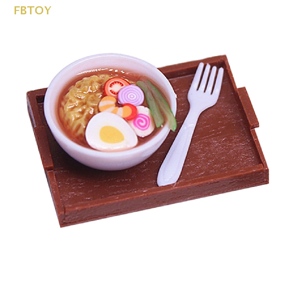 1 Bộ Chén Mì Ăn Liền Mini Tỉ Lệ 1: 12 Trang Trí Nhà Búp Bê