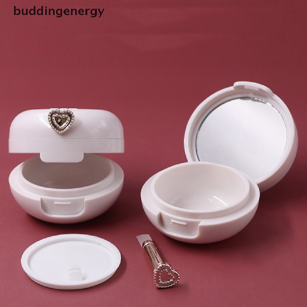 1 Hũ Son Dưỡng Môi Màu Trắng 20g Kèm Cọ Tiện Dụng