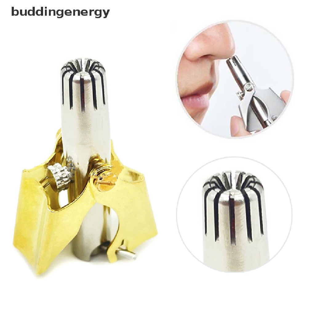 {BUDDI} Máy Tỉa Lông Mũi Cạo Râu / Lông Mũi Bằng Tay Có Thể Giặt Được {BUDDI}