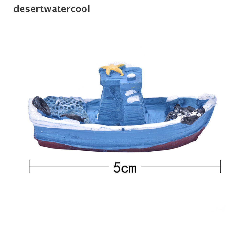 Devn Pop 1 Mô Hình Thuyền Đánh Cá Mini DIY Trang Trí Sân Vườn Nhà Cửa Sân Vườn Thần Tiên