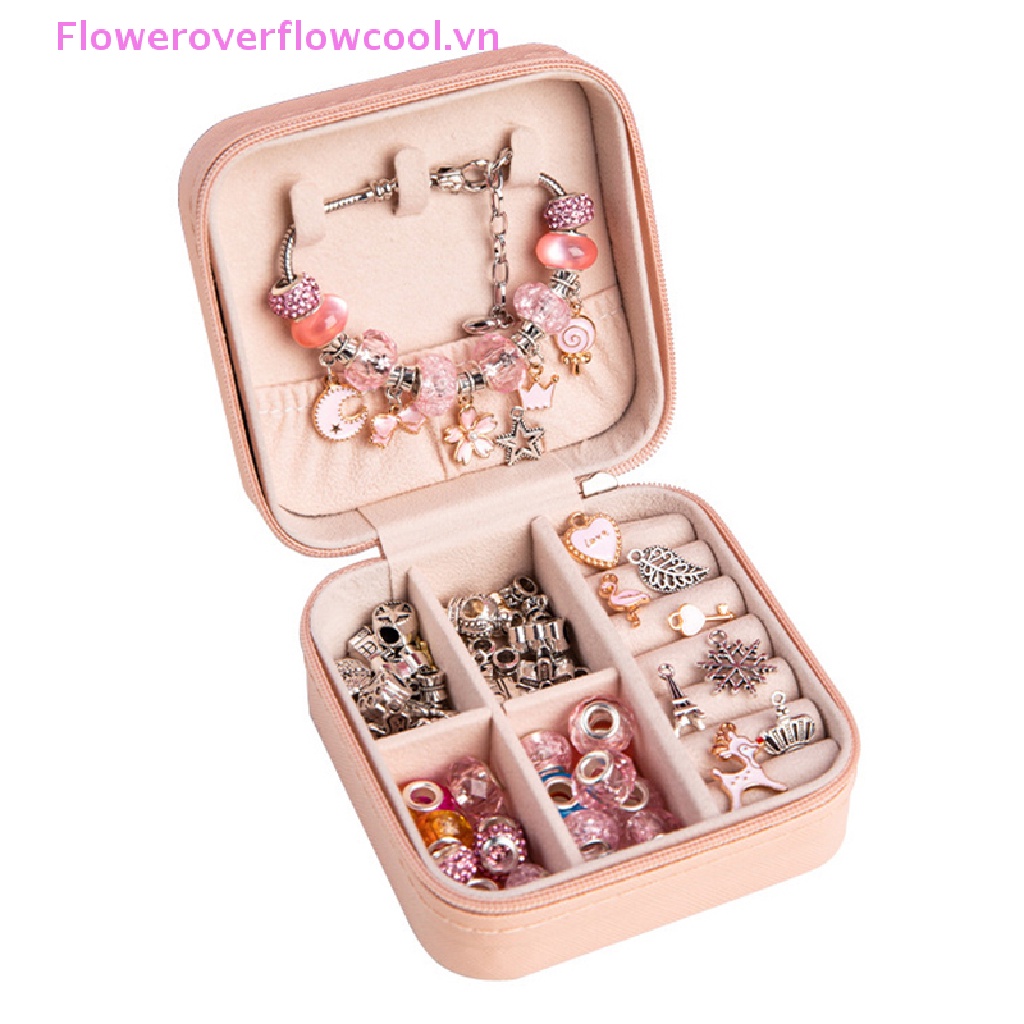 1 Bộ Hạt Xỏ Vòng Tay Trang Sức Sáng Tạo DIY Dành Cho Bé Gái
