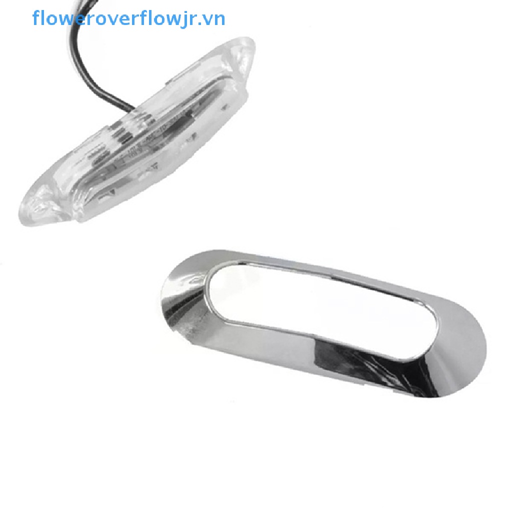 Đèn Led Cảnh Báo 4 Bóng 10V-30V Gắn Hông Đuôi Xe Tải