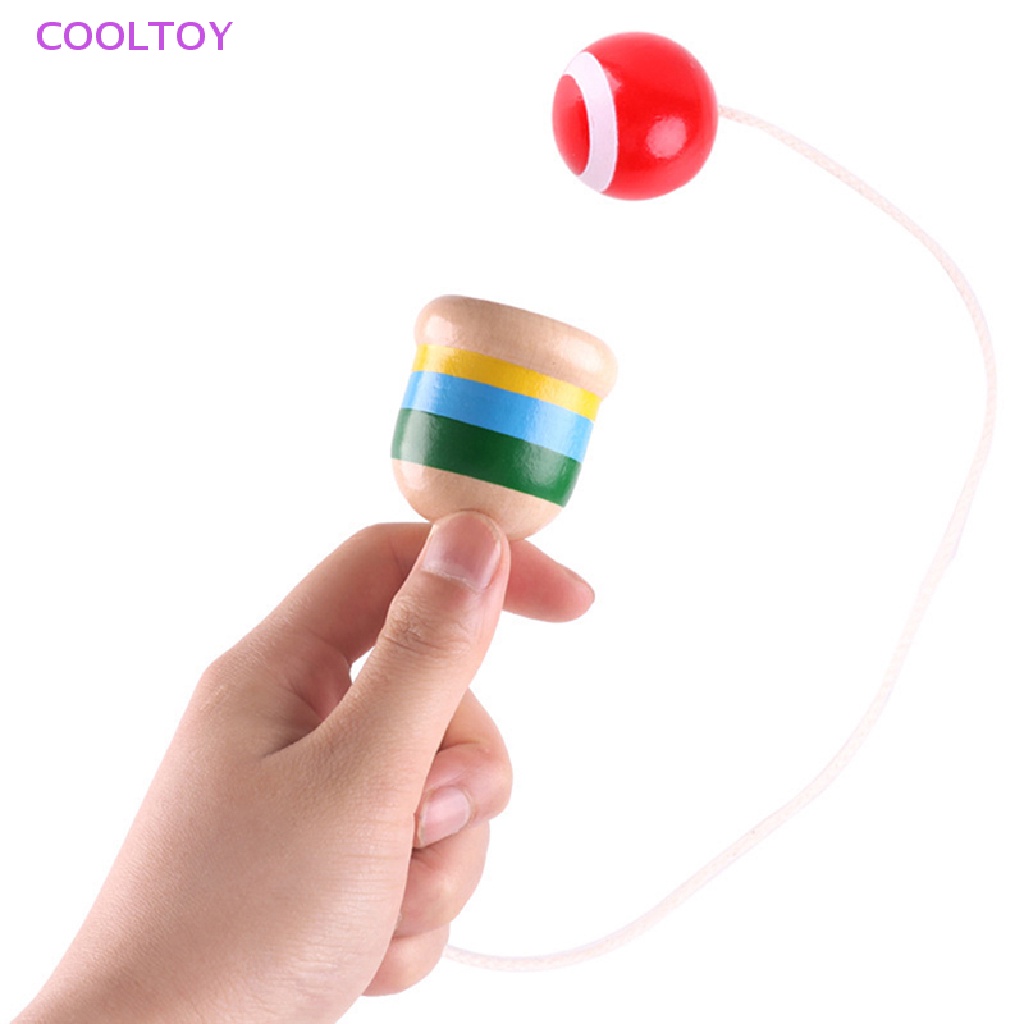 Cooltoy Đồ Chơi Bắt Bóng Kendama Cổ Điển Quà Tặng Cho Trẻ Em