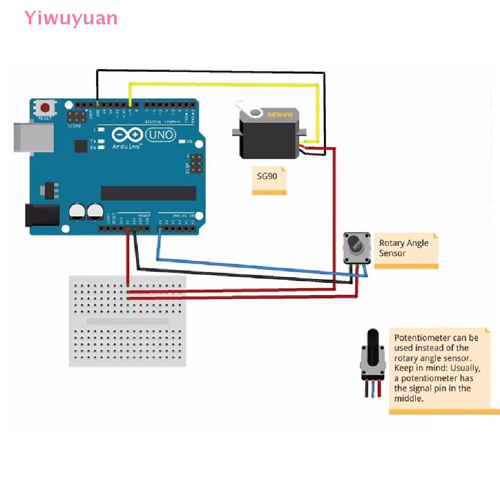 Động Cơ Servo Yiwuyuan &gt; SG90 9G Cho Máy Bay Điều Khiển Từ Xa
