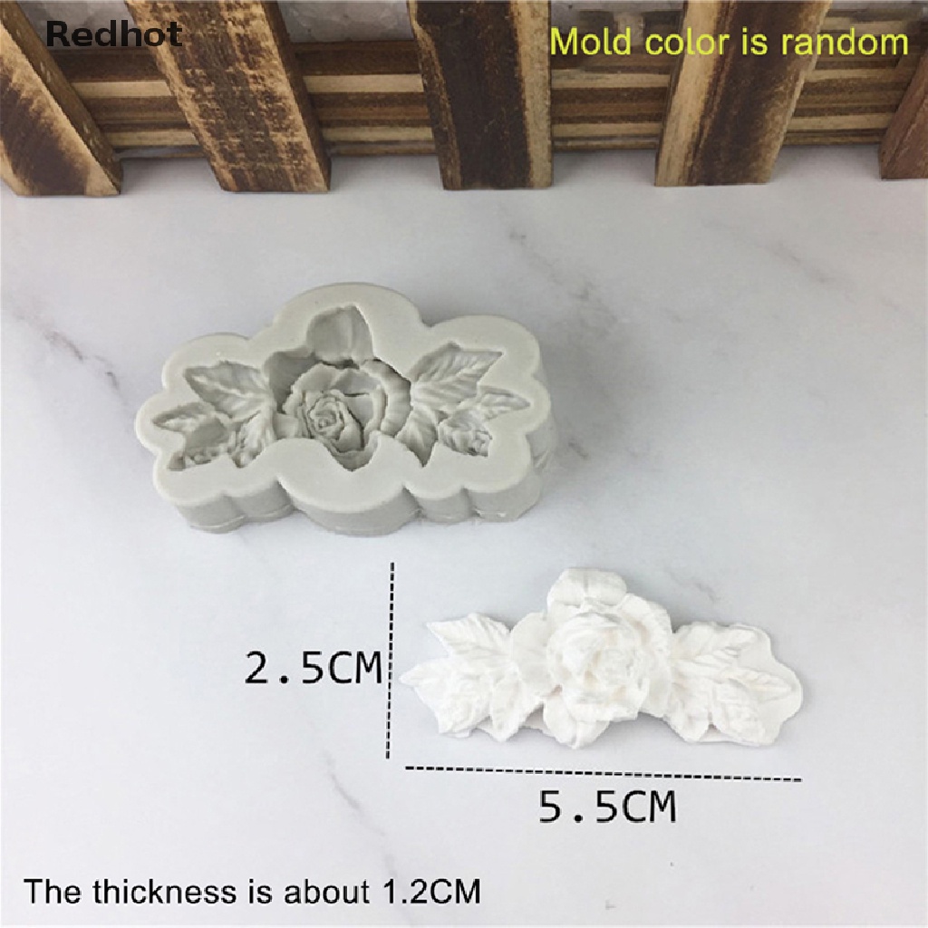 1 Khuôn Silicon Mềm Làm Bánh Kẹo Hình Bó Hoa DIY