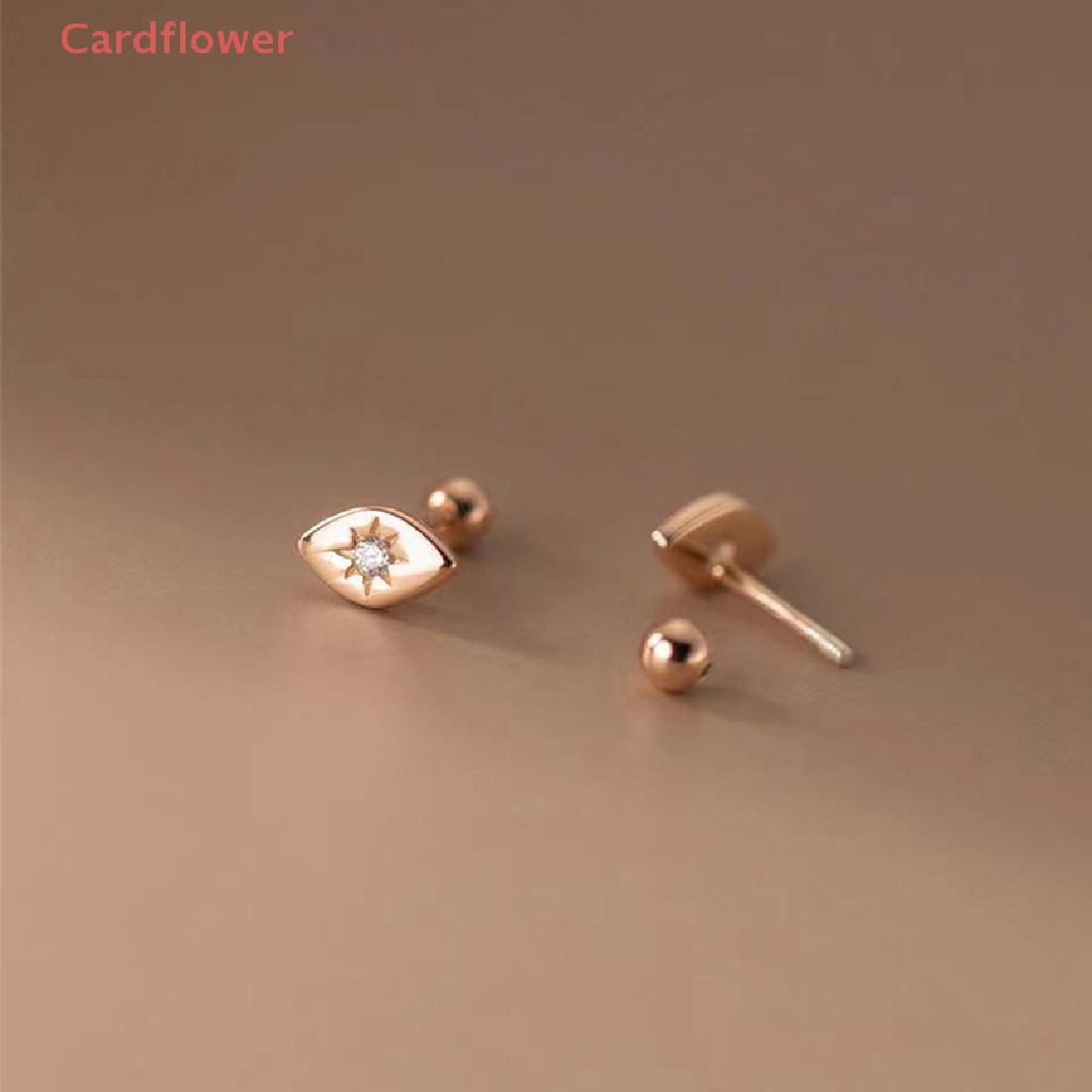 1 Đôi Khuyên Tai Đính Đá Zircon Thời Trang Mới