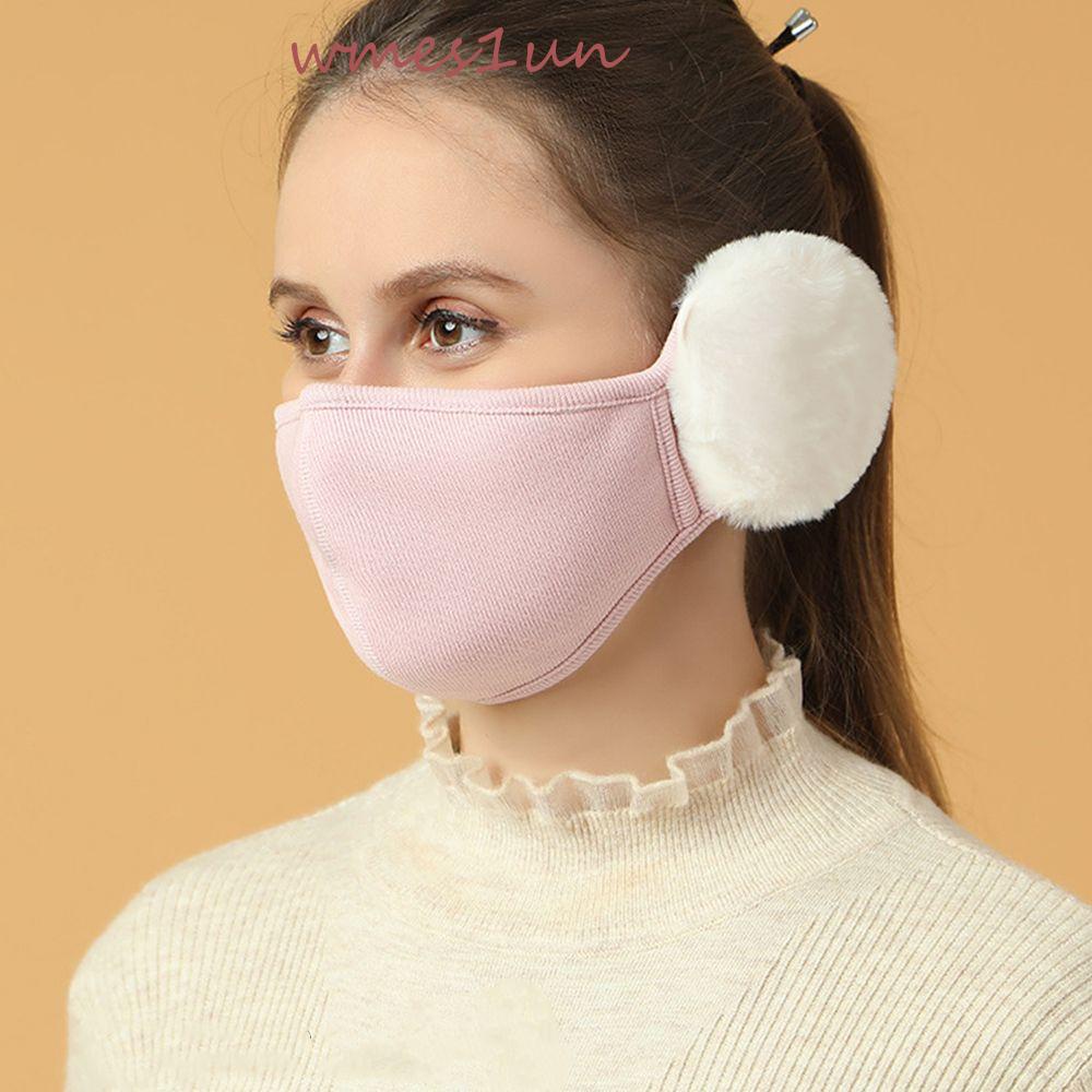 Khẩu Trang 2 Trong 1 WMES15H Chống Bụi Chống Gió Bằng Lông Cừu Dành Cho Nam Và Nữ