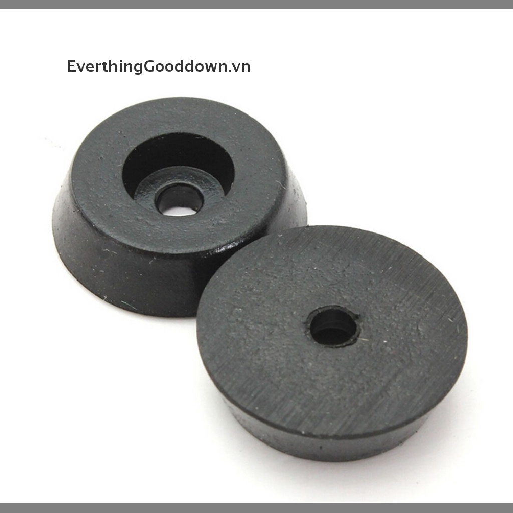 Everthinggooddown set 20 Miếng Lót Chân Bàn Ghế Bằng Cao Su Bảo Vệ Sàn Nhà Kích Thước 18x15x5mm vn