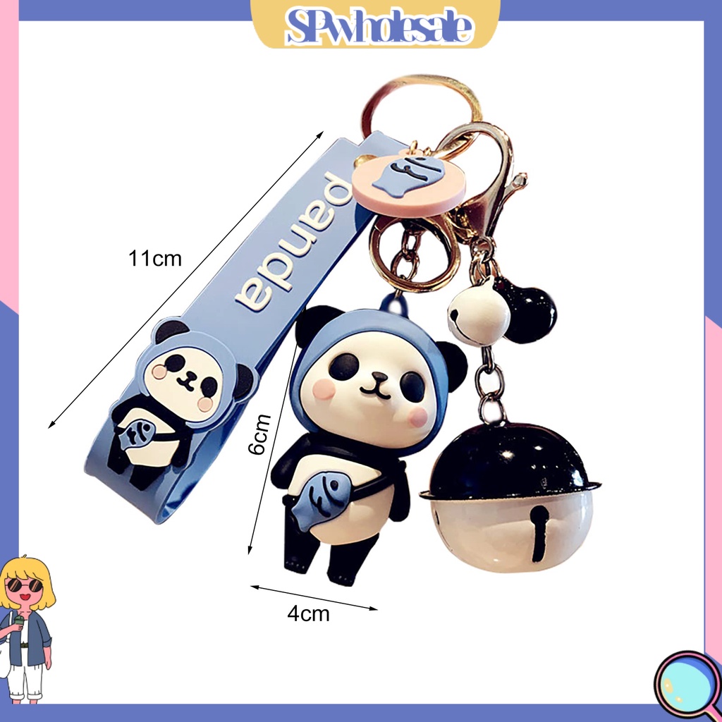 <SPwholesale> Giá Đỡ Chìa Khóa Bằng Kim Loại Hình Gấu Trúc Dễ Thương