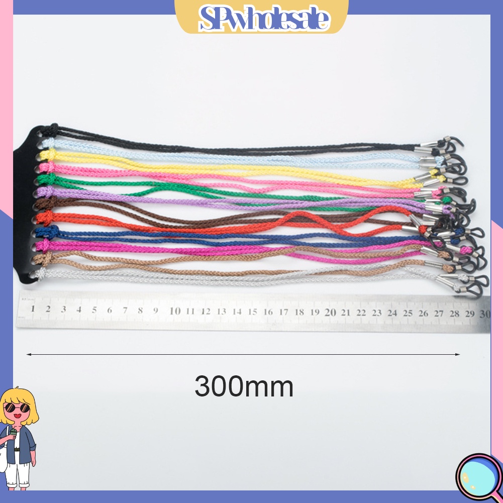 &lt;SPwholesale&gt; Bộ 12 Dây Đeo Kính Mát Chống Mất Có Thể Điều Chỉnh