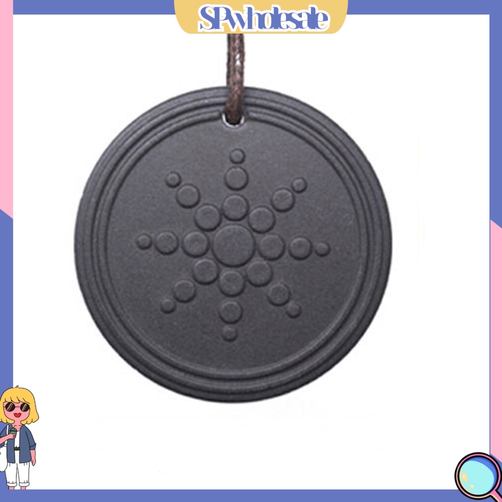 &lt;SPwholesale&gt; Mặt Dây Chuyền Bằng Đá Núi Lửa Tự Nhiên Cải Thiện Tình Trạng Đau Đầu