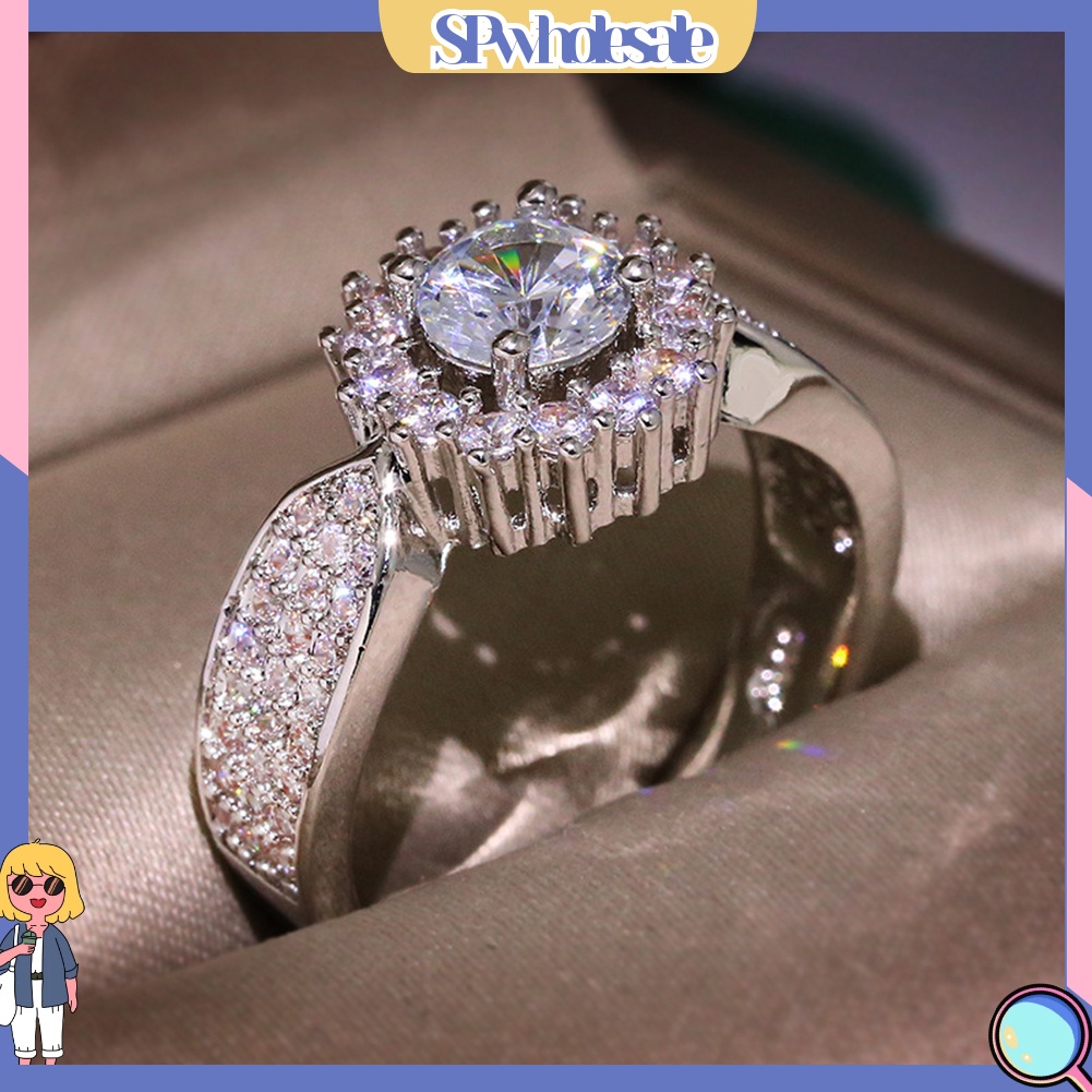 <SPwholesale> Nhẫn Đính Đá Sang Trọng Cho Nữ