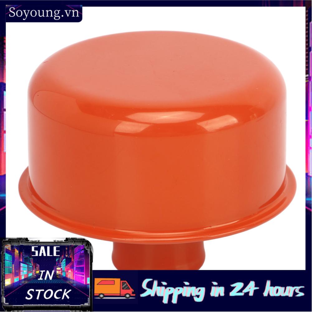 Soyoung Fuel Breathing Valve Cap  Oil Breather Chrome Alloy Wear Resistant Durable Impact Proof Push In Type for SBC BBC SBF