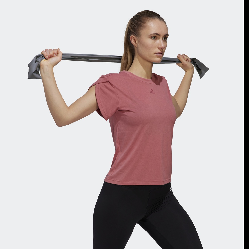 Adidas Tập luyện Áo Thun Hoa Made for Training AEROREADY Nữ Đỏ HM4506