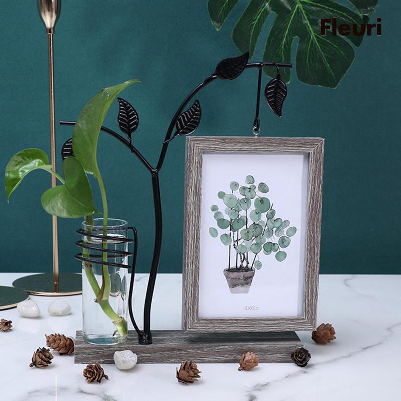 Giá Đỡ Khung Ảnh / Lọ Hoa Thủy Tinh Để Bàn Trang Trí Phòng Ngủ / Tiệc Cưới Phong Cách Châu Âu